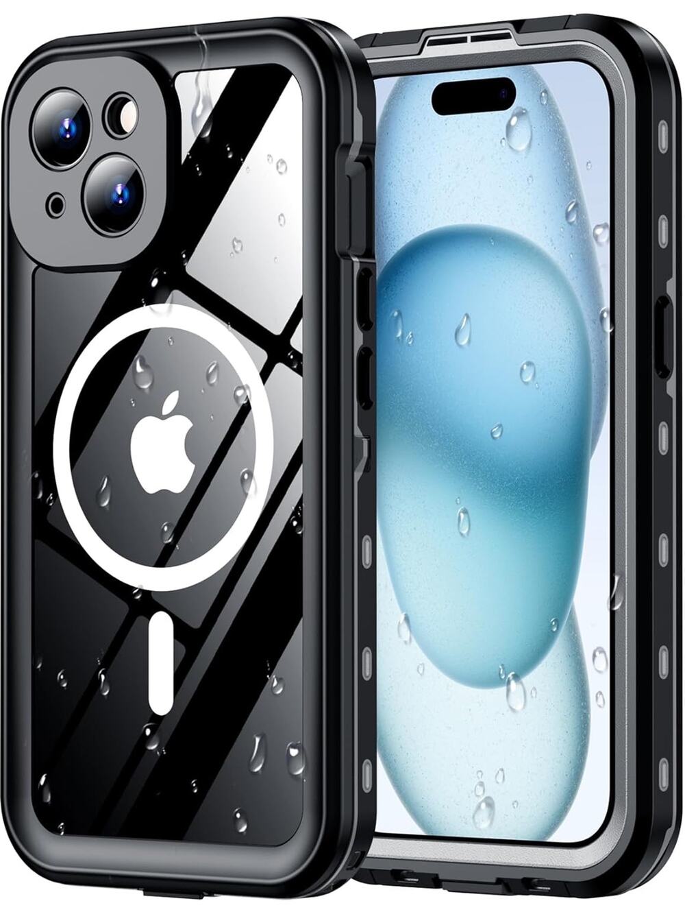 Red2Fire For IPhone 15 Pro Case Waterproof, [Built-In Screen Protector & Camera